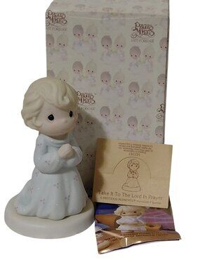 Precious Moments "Take It To The Lord In Prayer" Porcelain Figurine 163767